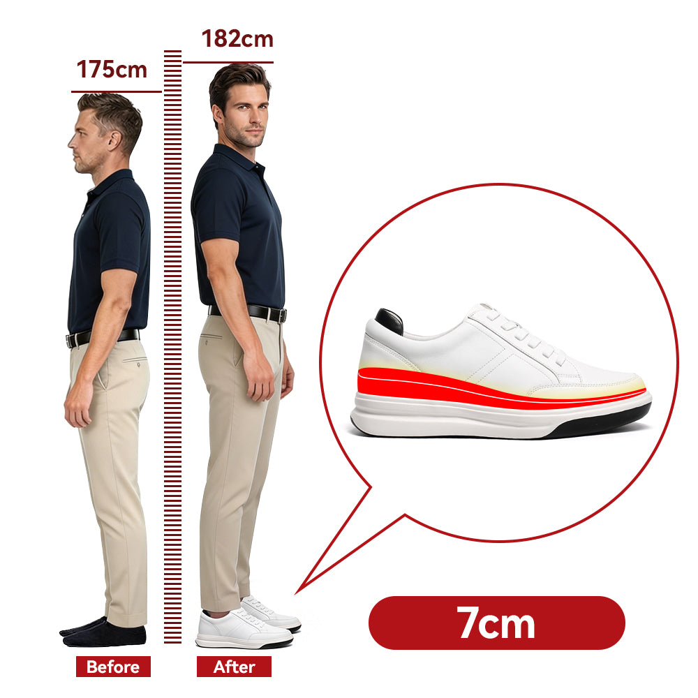 BUTY PODWYŻSZAJĄCE ERNESTO +7 CM
