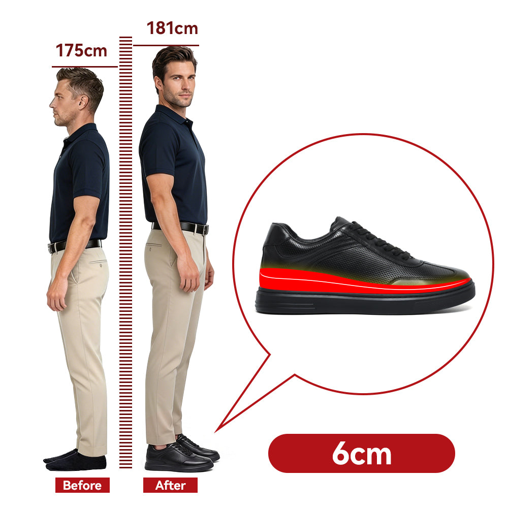 BUTY PODWYŻSZAJĄCE ELIO +6 CM